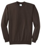 Port & Company - Core Fleece Crewneck Sweatshirt. - Dark Chocolate Brown