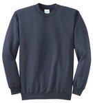 Port & Company - Core Fleece Crewneck Sweatshirt. - Heather Navy
