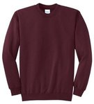 Port & Company - Core Fleece Crewneck Sweatshirt. - Maroon