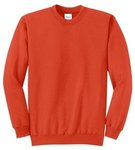 Port & Company - Core Fleece Crewneck Sweatshirt. - Orange