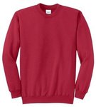 Port & Company - Core Fleece Crewneck Sweatshirt. - Red
