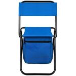 Portable Folding Chair with Storage Pouch - 600D - Blue