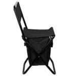Portable Folding Chair with Storage Pouch - 600D Polyester -  