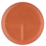 Portion Plate - Translucent Orange