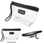 Posh Clear Wristlet Pouch -  