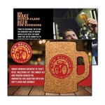 Post Card with Beer Mug Cork Coaster -  