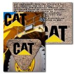 Post Card with Full Color Triangle Coaster - Multi Color