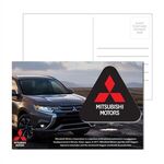 Post Card with Full Color Triangle Coaster -  