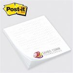Post-it® Custom Printed Notepad - 2 3/4" X 3" - White