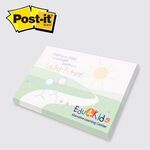 Post-it® Custom Printed Notepad - 3" x 4" - White