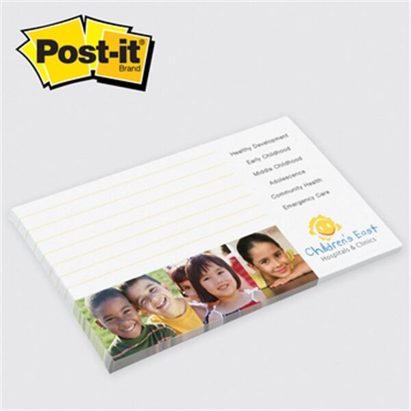 Main Product Image for Post-It (R) Custom Printed Notepad - 3" x 5"