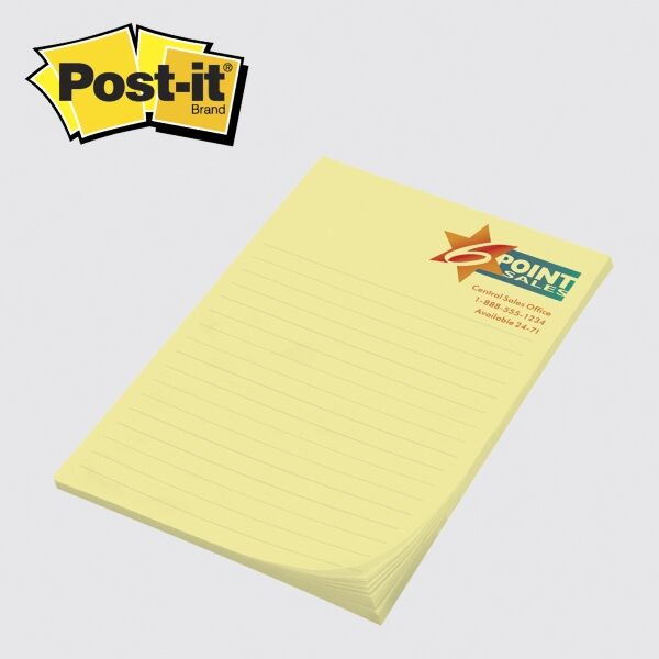 Main Product Image for Post-it(R) Custom Printed Notepad - 4" x 6"