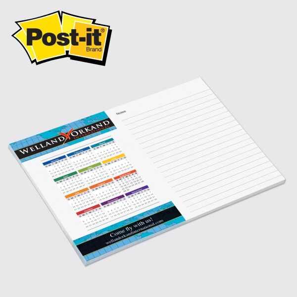Main Product Image for Post-it(R) Custom Printed Notepad - 6" x 8"