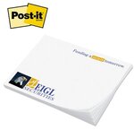 Post-it(R) Custom Printed Notepad - 3" x 4" -  
