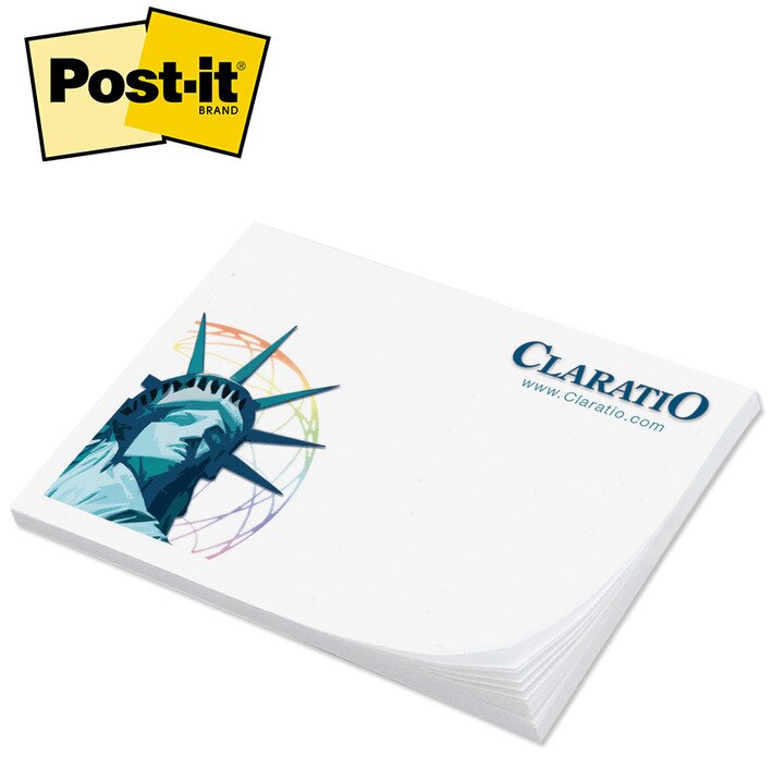 Main Product Image for Post-it(R) Custom Printed Notepad - 3" x 4"