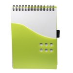 PP Two Tone Dot Jotter - Lime Green