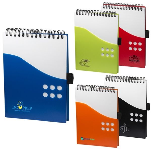Main Product Image for Imprinted Pp Two Tone Dot Jotter