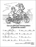 Practice Bike Safety Coloring and Activity Book -  