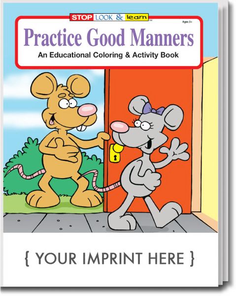 Main Product Image for Practice Good Manners Coloring And Activity Book