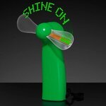 Pre-Programmed Mini Fans with LEDs - Green
