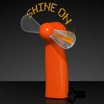 Pre-Programmed Mini Fans with LEDs - Orange