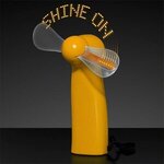 Pre-Programmed Mini Fans with LEDs - Yellow