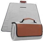 Premium Roll-Up Picnic Blanket - Gray Brown