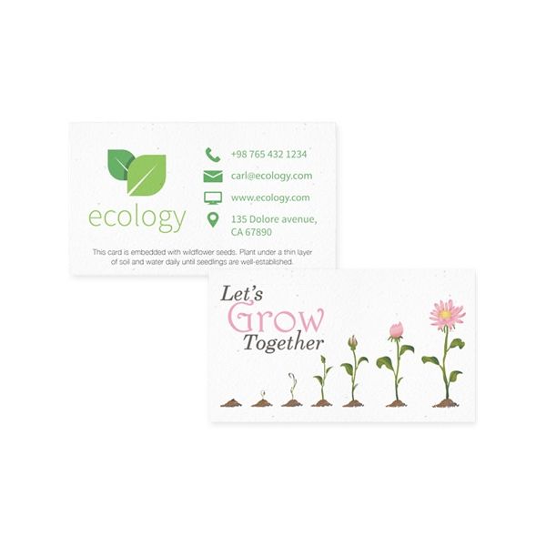 Main Product Image for Premium Seeded Paper Business Card USA Made