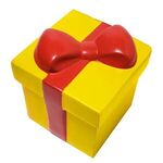 Present Squeezies® Stress Reliever - Yellow-red