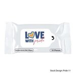 Pride Antibacterial Wet Wipe Packet -  