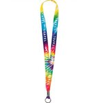 Pride Full Color Imprint Smooth Dye-Sublimation Lanyard - 3/4" -  