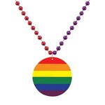 Pride Medallion Beads - Rainbow