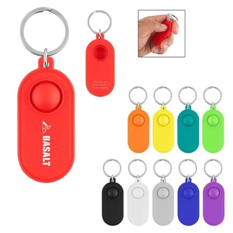 Main Product Image for Branded Push Pop Stress Reliever Key Tag