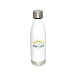 Prime Line 17oz Vacuum Insulated Bottle - White