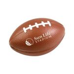 Prime Line Football Shape Stress Ball 3" - Brown