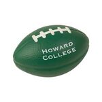 Prime Line Football Shape Stress Ball 3" - Hunter Green