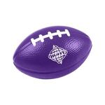 Prime Line Football Shape Stress Ball 3" - Purple