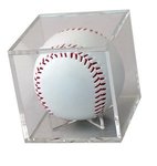 Printed Acrylic Baseball Cube - Clear