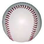 Printed Synthetic Leather Baseball -  Full Color - White/Red