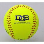 Printed Synthetic Leather  Softball - Yellow