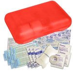 Pro Care (TM) First Aid Kit -  Translucent Red