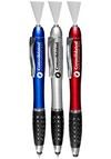 Main Product Image for Custom Logo Gripper Stylus Pen with Led Light