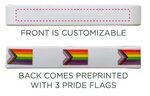 Progressive Bracelet - White-rainbow