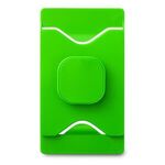 Promo Mobile Device Card Caddy with Stand - Green-lime