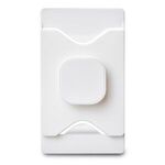 Promo Mobile Device Card Caddy with Stand - White