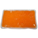 Promotional Gel Beads Hot/Cold Pack Rectangle - Orange