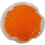Promotional Gel Beads Hot/Cold Pack Small Circle - Orange