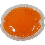 Promotional Gel Beads Hot/Cold Pack Small Oval - Orange