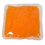 Promotional Gel Beads Hot/Cold Pack Square - Orange