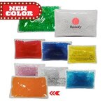 Promotional Mini Rectangle Gel Beads Hot/Cold Pack -  